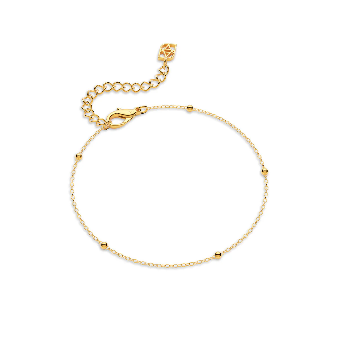 Sterling Silver Chain Extender (Gold) - Image 2