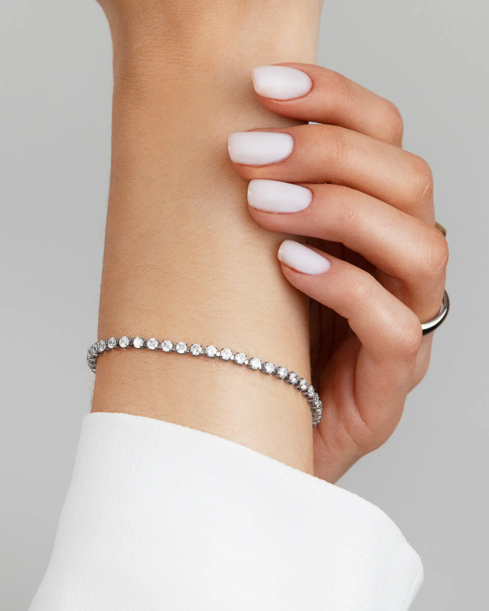 Tennis Bracelet (Silver) - Image 2