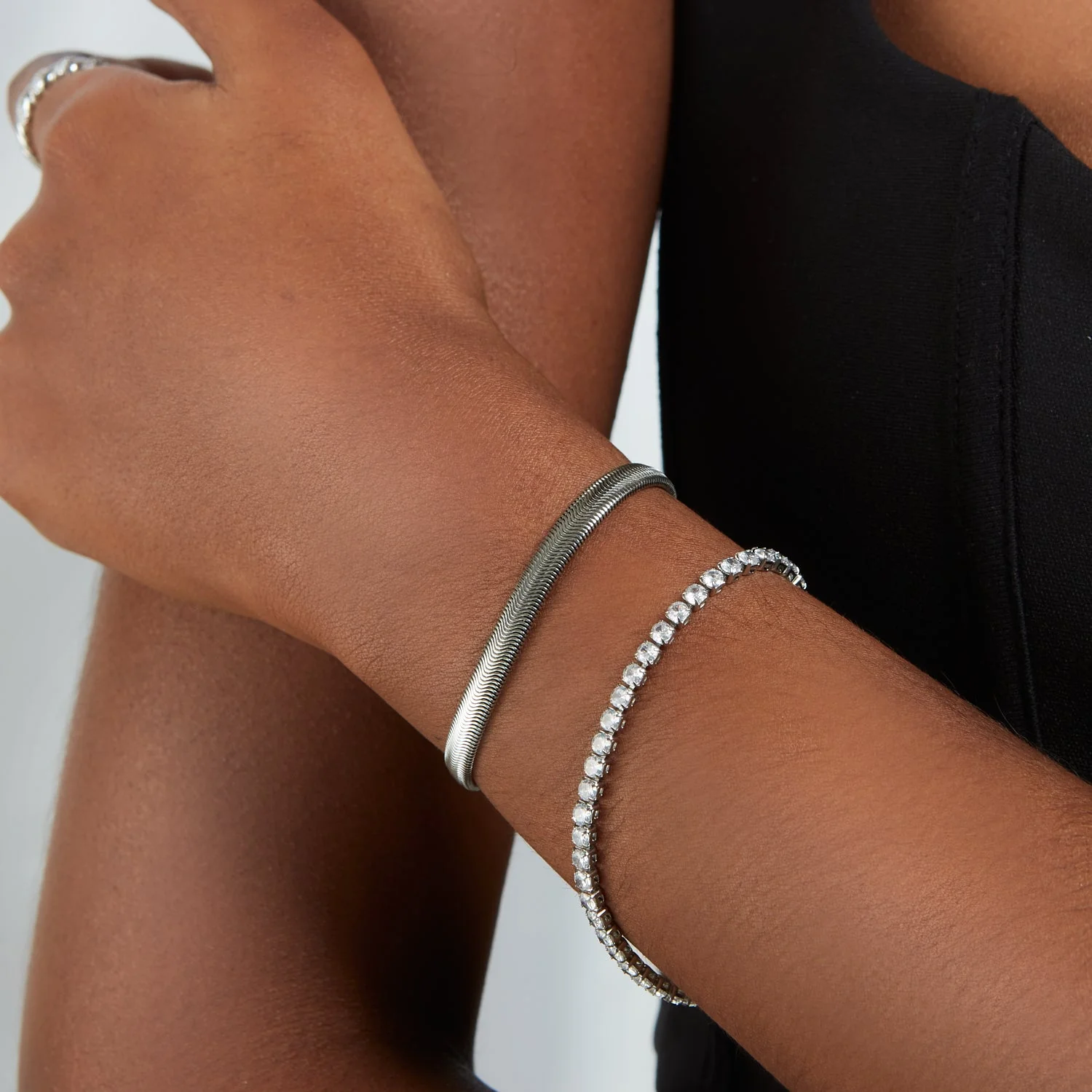Tennis Bracelet (Silver) - Image 3