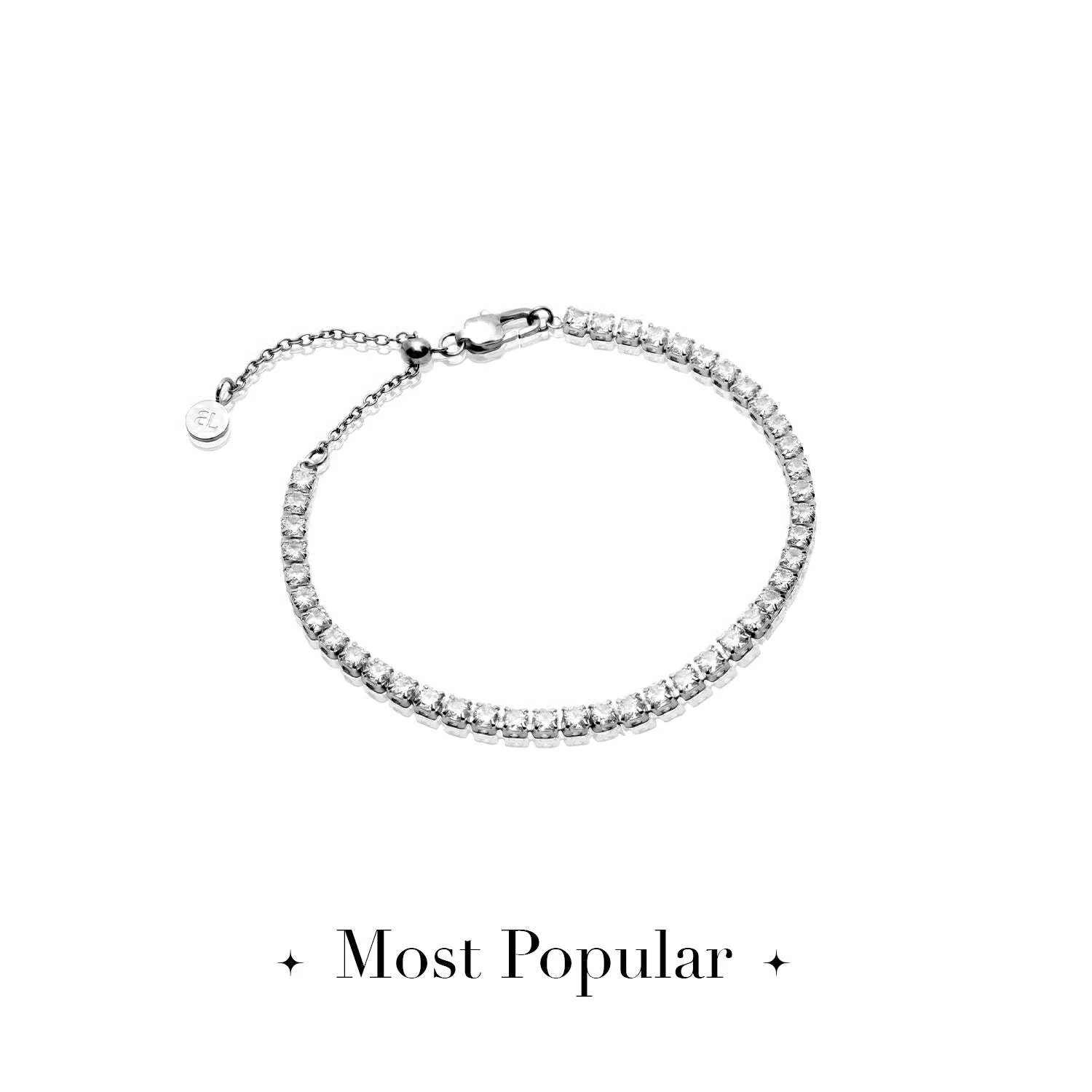 Tennis Bracelet (Silver) - Image 4