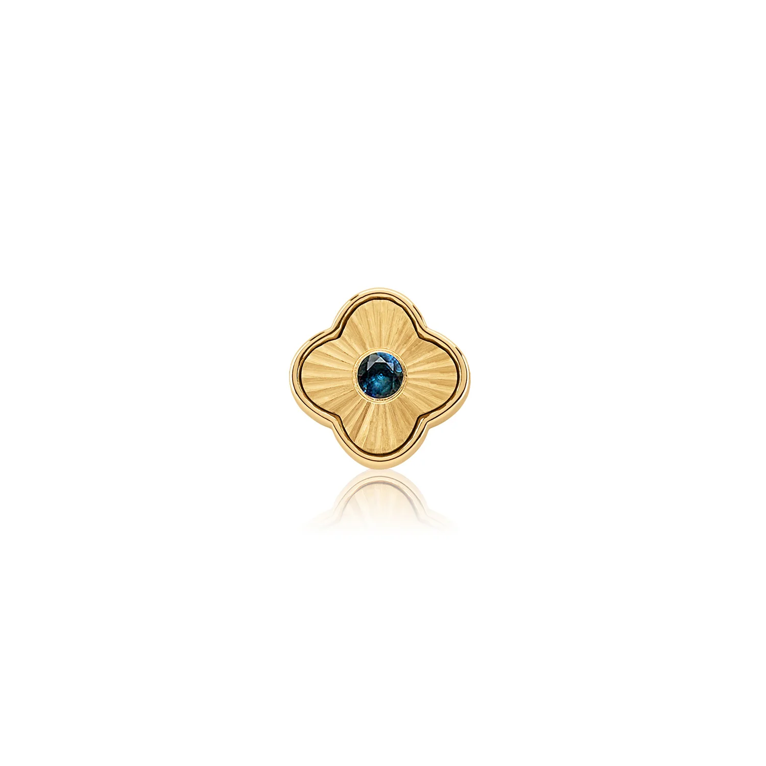 Textured Clover Charms (Gold) - Birthstones - Image 4