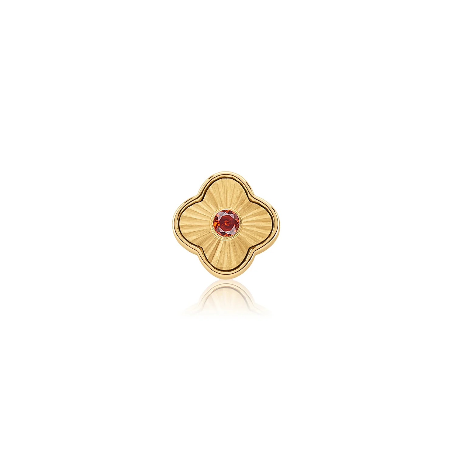 Textured Clover Charms (Gold) - Birthstones - Image 5