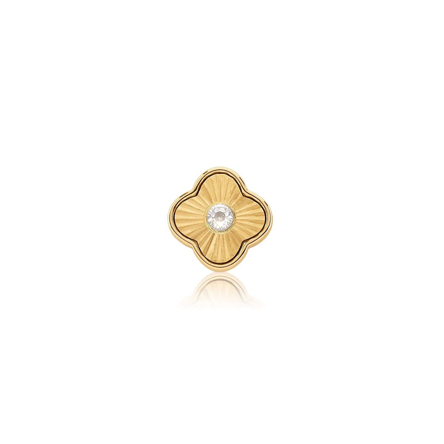Textured Clover Charms (Gold) - Birthstones - Image 7