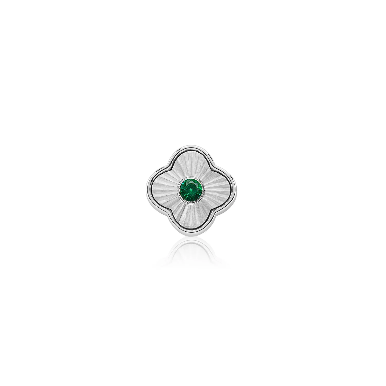 Textured Clover Charms (Silver) - Birthstones - Image 10