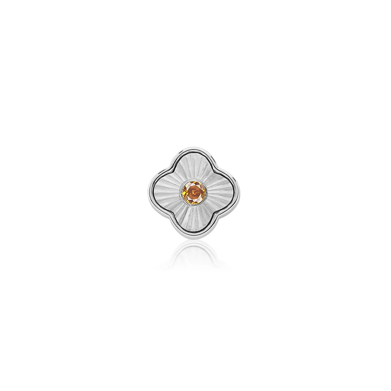 Textured Clover Charms (Silver) - Birthstones - Image 3