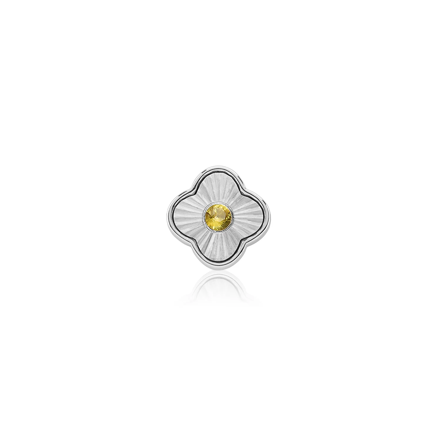 Textured Clover Charms (Silver) - Birthstones - Image 9