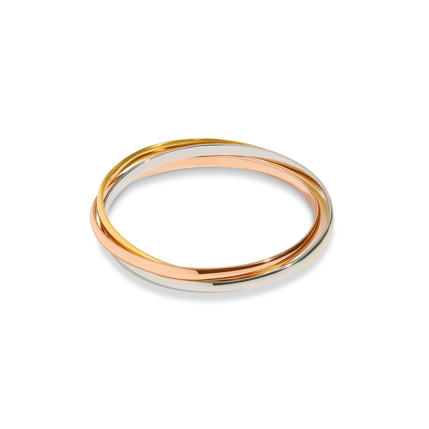 Trilogy Bangle (Gold/Rose Gold/Silver) - Image 7