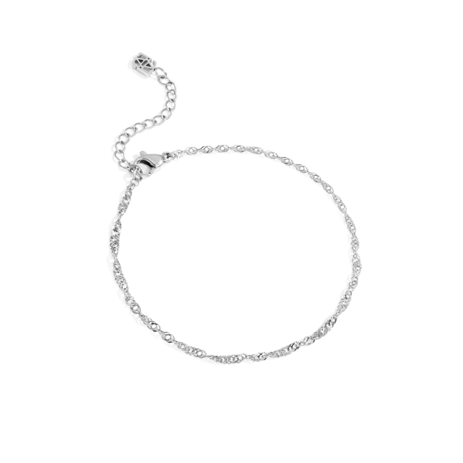 Twisted Chain Bracelet (Silver) - Image 6