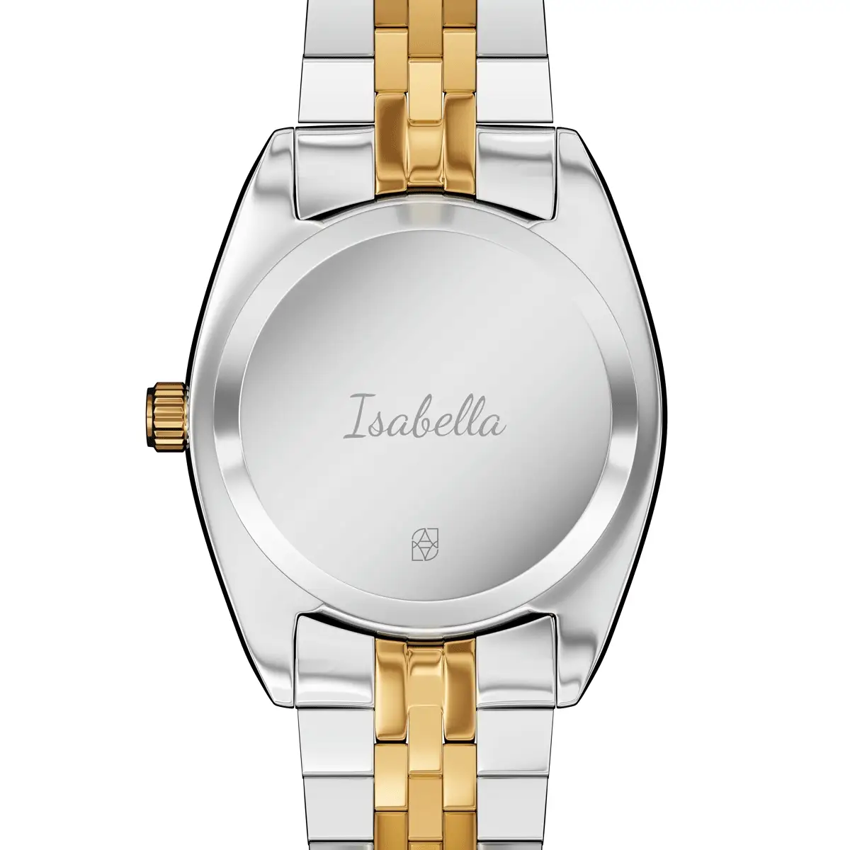Two Tone Floating Charm Watch - Image 4